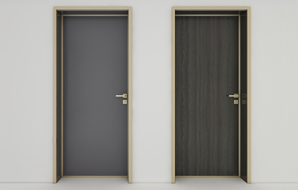 B款極簡隱形門（輕奢金）