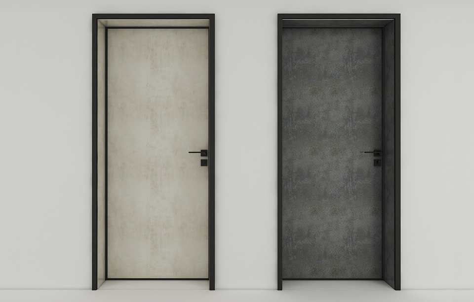 B款極簡隱形門（珍珠黑）
