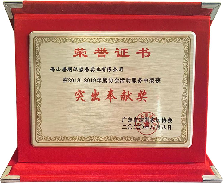 定製協會活動服務突出奉獻獎